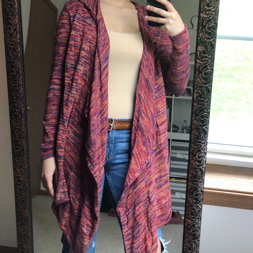 Forever 21 Hooded Cardigan